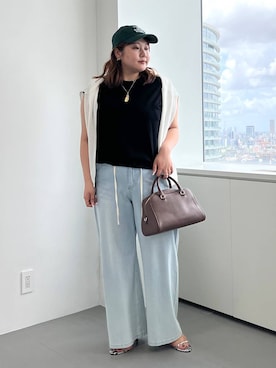 「Overland（オーバーランド）のアイテム」を使った、まつさん（レディース・162cm）の秋コーディネート