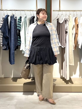 まつさん（レディース・162cm）の夏コーディネート