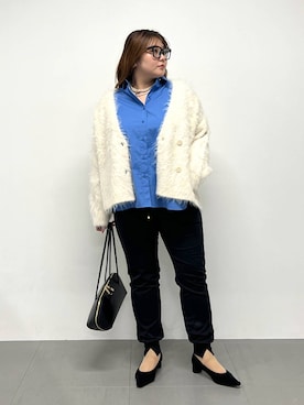 「アイテム（その他小物）」を使った、まつさん（レディース・162cm）の秋コーディネート