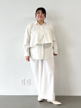 「Beau're（ヴュレ）のアイテム」を使った、まつさん（レディース・162cm）の夏コーディネート