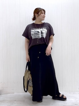 「アイテム（スカート）」を使った、まつさん（レディース・162cm・20代）の夏コーディネート