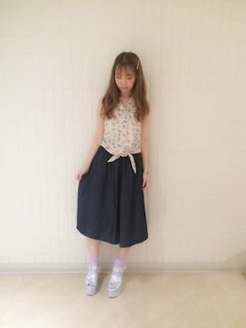 藤原美香さん（レディース・153cm）の夏コーディネート