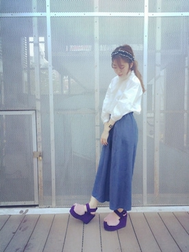 藤原美香さん（レディース・153cm）の夏コーディネート