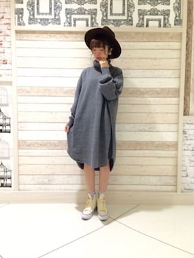 藤原美香さん（レディース・153cm）の秋コーディネート