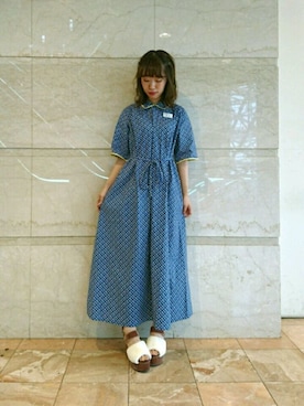 「fur」｜藤原美香さん（レディース・153cm）の夏コーディネート