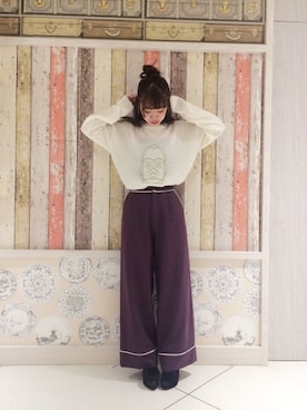 藤原美香さん（レディース・153cm）の冬コーディネート