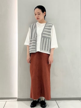 「NOMBRE IMPAIR（ノンブルアンペール）のアイテム」を使った、suu.さん（レディース・152cm）の秋コーディネート