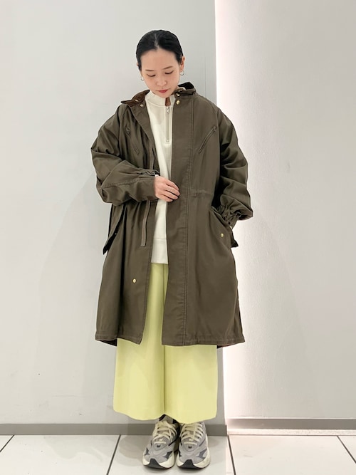 フランシュリッペ モッズコート ライナー付き パールリボン フランシュ