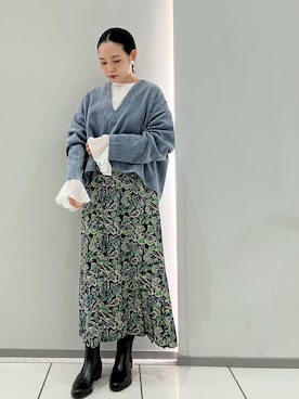 「NOMBRE IMPAIR（ノンブルアンペール）のアイテム」を使った、suu.さん（レディース・152cm）の秋コーディネート