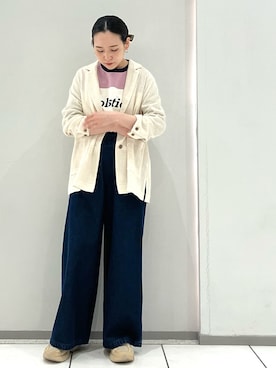 「FIL DE FER（フィルデフェール）のアイテム」を使った、suu.さん（レディース・152cm）の春コーディネート