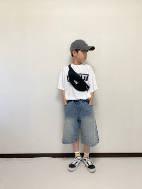 「アイテム（バッグ）」を使った、yuuu_soooさん（キッズ・160cm）の夏コーディネート