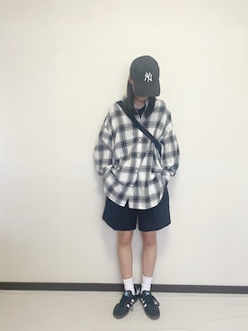 「アイテム（パンツ）」を使った、yuuu_soooさん（キッズ・160cm）の秋コーディネート