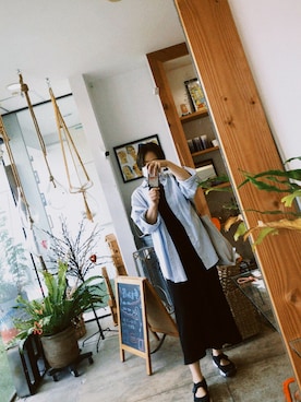 「Auntie Rosa Holiday（アンティローザホリデー）のアイテム（ワンピース）」を使った、nagikawearさん（レディース・158cm）の春コーディネート