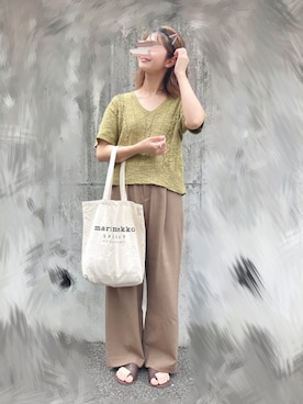 ぷしゅさん（レディース・158cm）の夏コーディネート