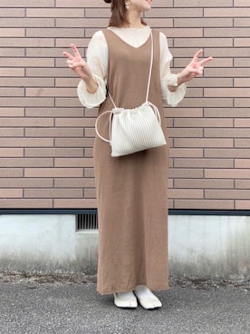 ぷしゅさん（レディース・158cm）の秋コーディネート