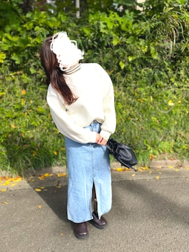 「AMERICAN HOLIC（アメリカンホリック）のアイテム」を使った、ぽんさん（レディース・159cm）の秋コーディネート