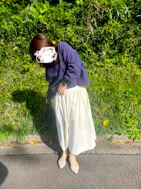 「GAP（ギャップ）のアイテム（スウェット）」を使った、ぽんさん（レディース・159cm）の秋コーディネート