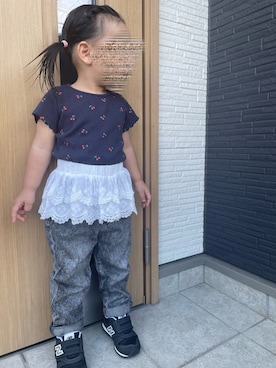 「Birthday（バースデイ）のアイテム」を使った、自分と娘記録@miiiyuuuさん（レディース・148cm）の秋コーディネート