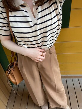 自分と娘記録@miiiyuuuさん（レディース・148cm）の夏コーディネート