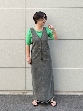 「Lattice（Lattice）のアイテム（アクセサリー）」を使った、yuyuさん（レディース・157cm）の夏コーディネート