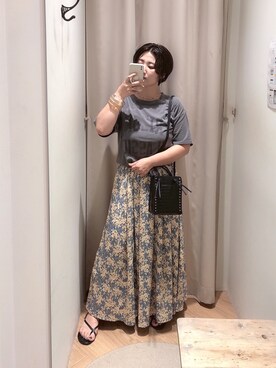 「Lattice（Lattice）のアイテム（アクセサリー）」を使った、yuyuさん（レディース・157cm）の夏コーディネート