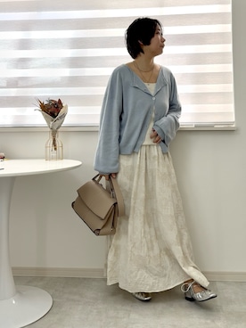 「NOAHL（ノアル）のアイテム」を使った、momoさん（レディース・154cm）の春コーディネート