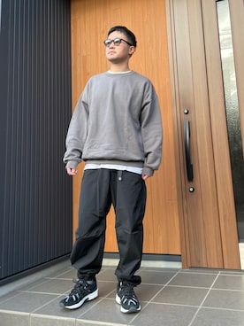 「FREAK'S STORE（フリークスストア）のアイテム（その他パンツ）」を使った、&K&H&K&さん（メンズ・169cm）の秋コーディネート
