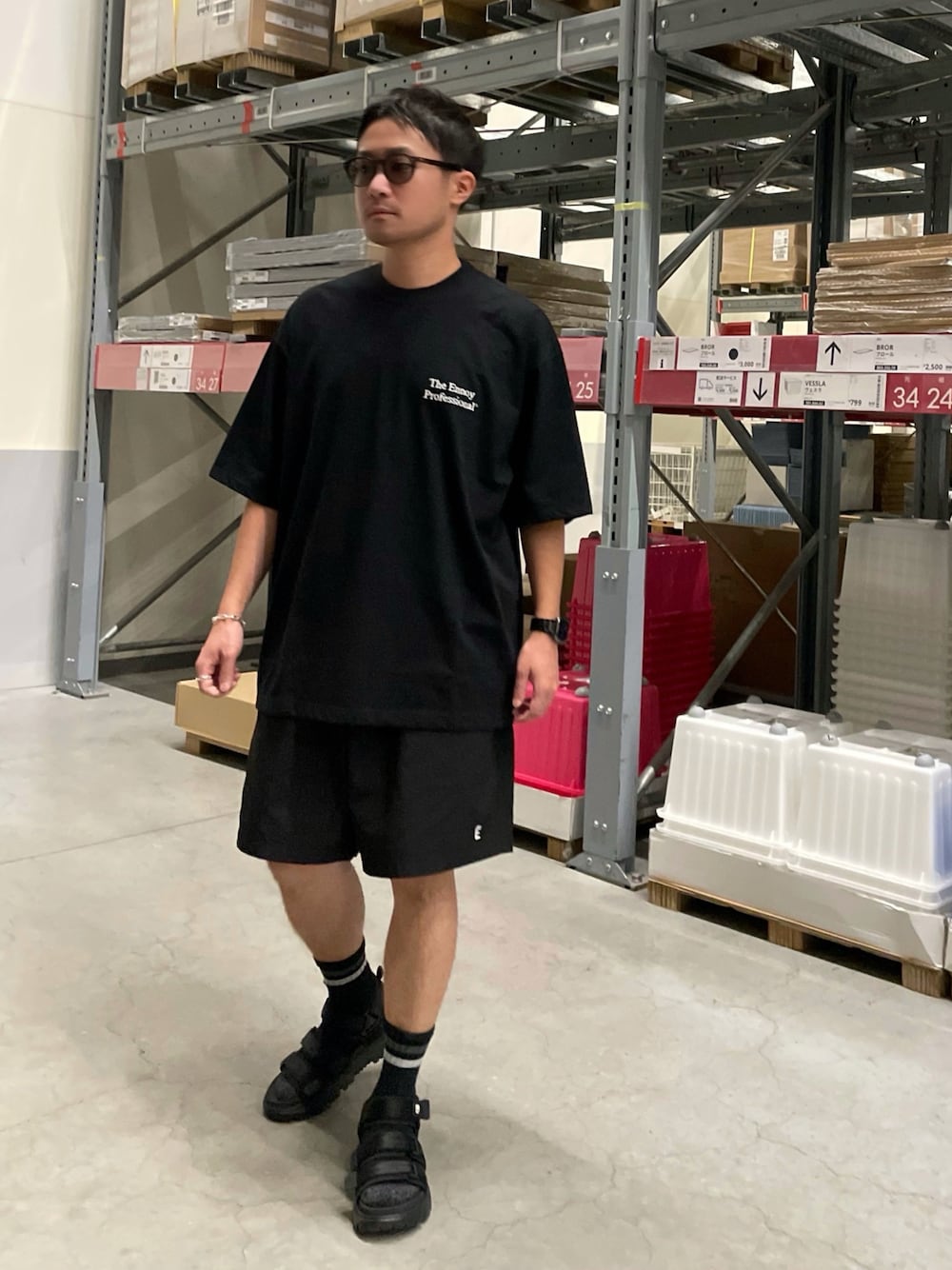 The Ennoy Professional ストライプTシャツ M The Ennoy Professional