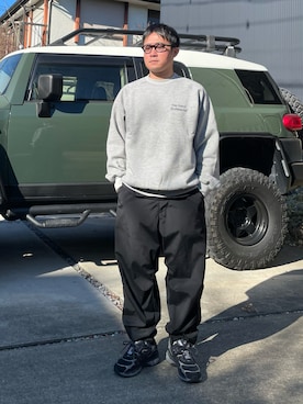 「EYEVAN（アイヴァン）のアイテム」を使った、&K&H&K&さん（メンズ・169cm）の冬コーディネート