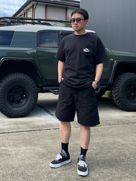 「Carhartt(カーハート)のアイテム(その他パンツ)」を使った、&K&H&K& さん(メンズ・169cm)の秋コーディネート