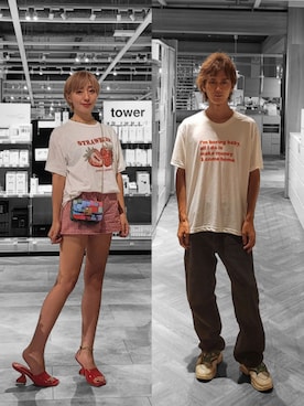 「アイテム（ショルダーバッグ）」を使った、インスタ→bz178koshu47さん（レディース・160cm・40代）の夏コーディネート