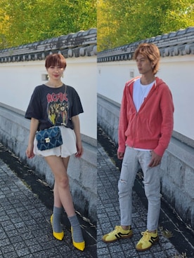 「Right-on（ライトオン）のアイテム」を使った、インスタ→bz178koshu48さん（レディース・160cm）の春コーディネート