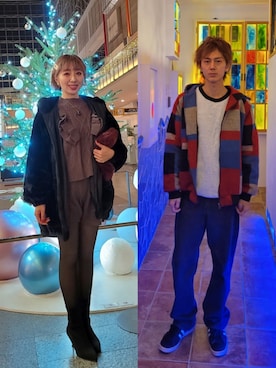 「アイテム（スーツセット）」を使った、インスタ→bz178koshu47さん（レディース・160cm）の冬コーディネート