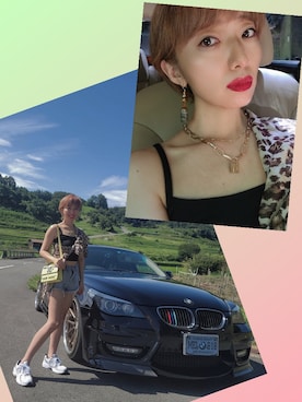 「アイテム（ピアス（両耳用））」を使った、インスタ→bz178koshu47さん（レディース・160cm・40代）の夏コーディネート