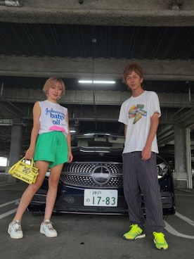 「アイテム（スーツセット）」を使った、インスタ→bz178koshu47さん（レディース・160cm）の夏コーディネート