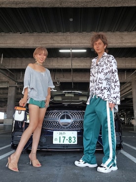 「アイテム（スウェット）」を使った、インスタ→bz178koshu47さん（レディース・160cm・40代）の夏コーディネート