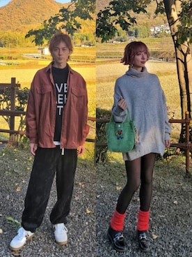 「アイテム（トートバッグ）」を使った、インスタ→bz178koshu47さん（レディース・160cm・40代）の秋コーディネート