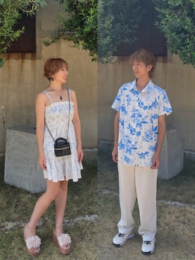 「CHANEL（シャネル）のアイテム（スニーカー、ホワイト系）」を使った、インスタ→bz178koshu48さん（レディース・160cm）の夏コーディネート