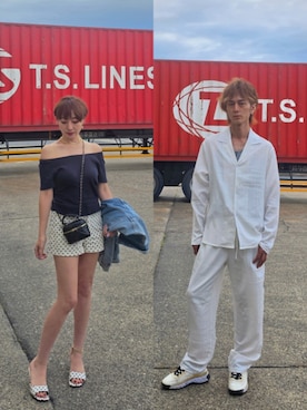 「CHANEL（シャネル）のアイテム」を使った、インスタ→bz178koshu48さん（レディース・160cm）の春コーディネート