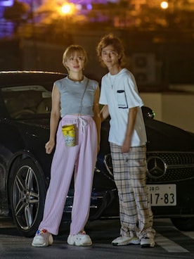 「アイテム（ショルダーバッグ）」を使った、インスタ→bz178koshu47さん（レディース・160cm・40代）の夏コーディネート