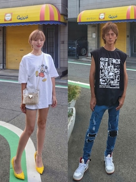 「アイテム（パンプス）」を使った、インスタ→bz178koshu47さん（レディース・160cm・40代）の夏コーディネート