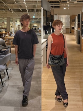 「BEAUTY&YOUTH UNITED ARROWS（ビューティーアンドユースユナイテッドアローズ）のアイテム（スウェット、ブラック系）」を使った、インスタ→bz178koshu48さん（レディース・160cm）の夏コーディネート