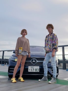 「アイテム（レインシューズ）」を使った、インスタ→bz178koshu47さん（レディース・160cm・40代）の秋コーディネート