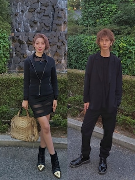 「アイテム（テーラードジャケット）」を使った、インスタ→bz178koshu47さん（レディース・160cm・40代）の秋コーディネート