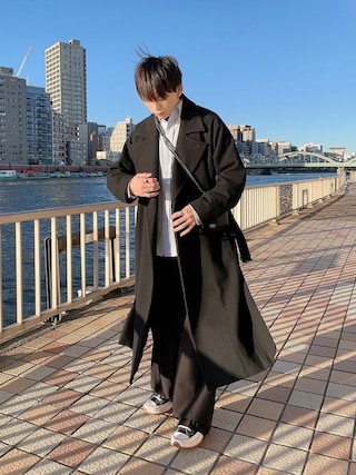 JUHA IRIDESCENT BALMACAAN COAT 【公式通販】 JUHA IRIDESCENT BALMACAAN COAT 【公式通販】