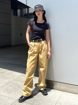 西端真由さん（レディース・158cm）の夏コーディネート