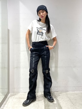 西端真由さん(レディース・158cm)の夏コーディネート
