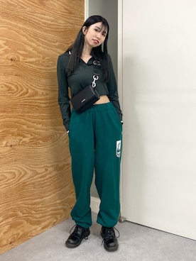 西端真由さん(レディース・158cm)の秋コーディネート