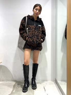 西端真由さん（レディース・158cm）の秋コーディネート