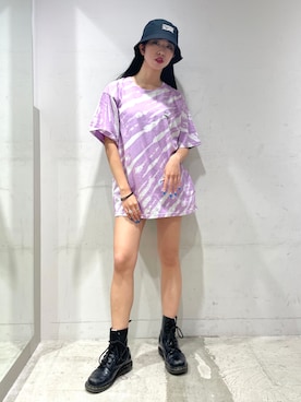 西端真由さん（レディース・158cm）の夏コーディネート
